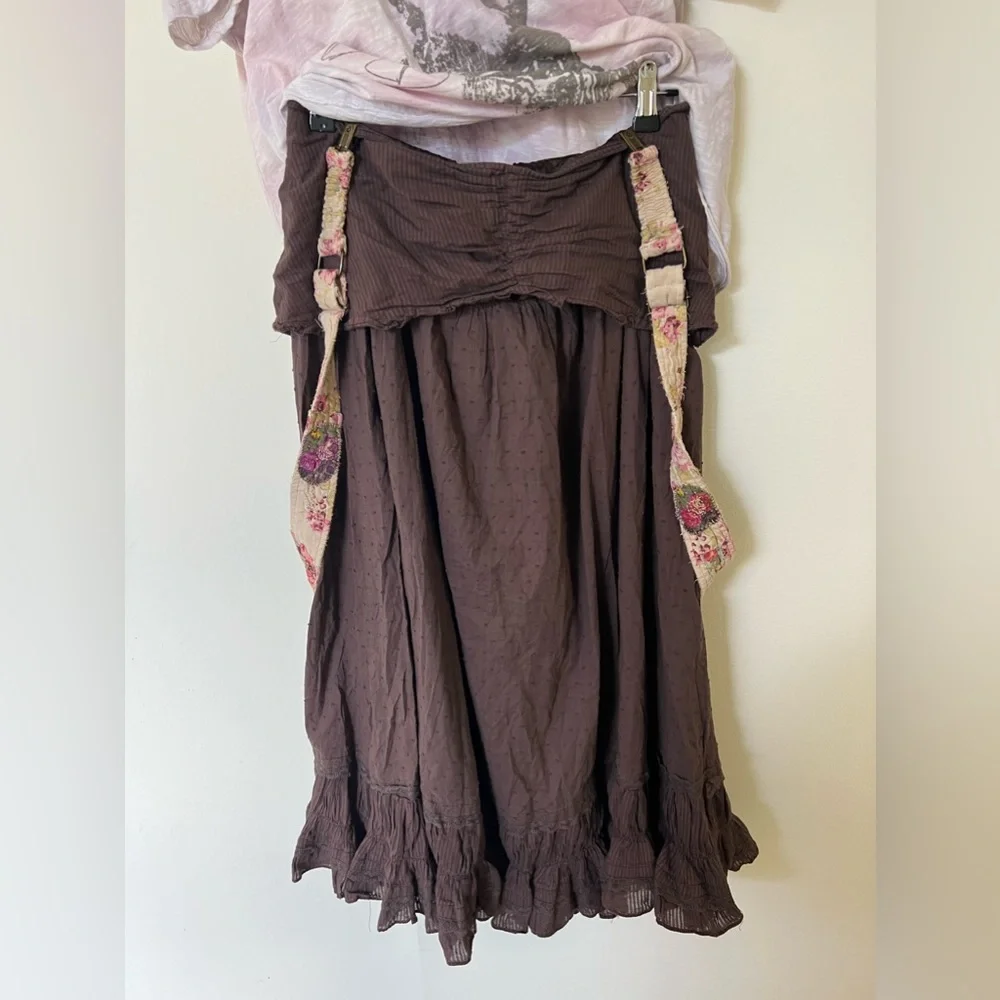 Vintage cotton skirt / size medium - Picture 3 of 14